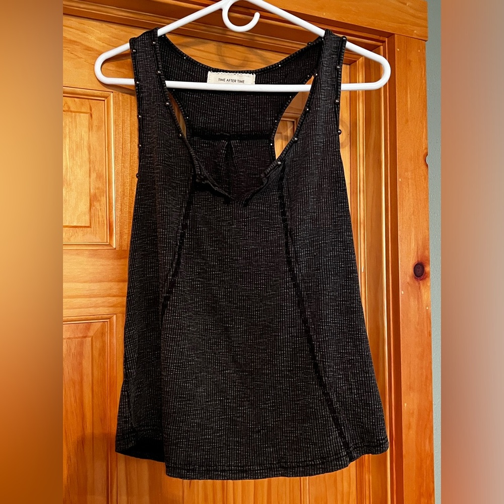 Time after time studded tank top size small/medium